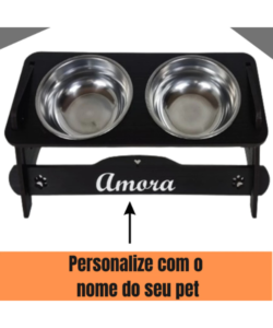 Comedouro Personalizado Inclinável