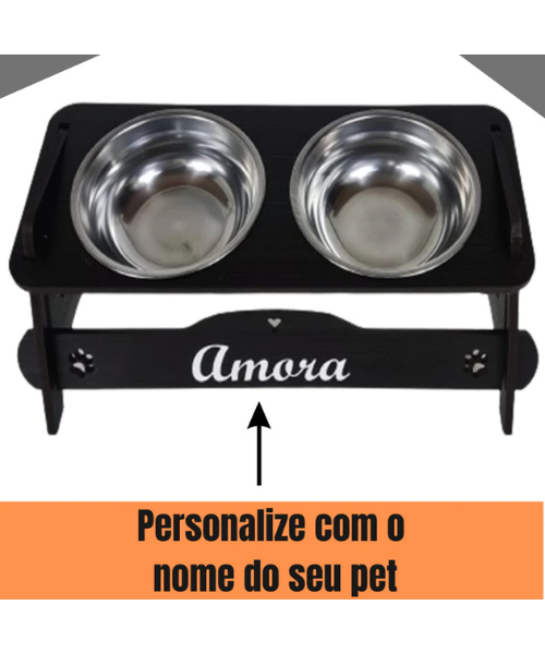 Comedouro Personalizado Inclinável
